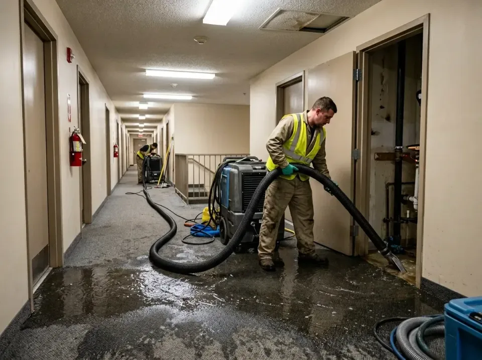 multi-unit-apartment-hallway-f-005 — frequently asked questions, Emergency Burst Pipe Water Extraction & Removal in East Rut…